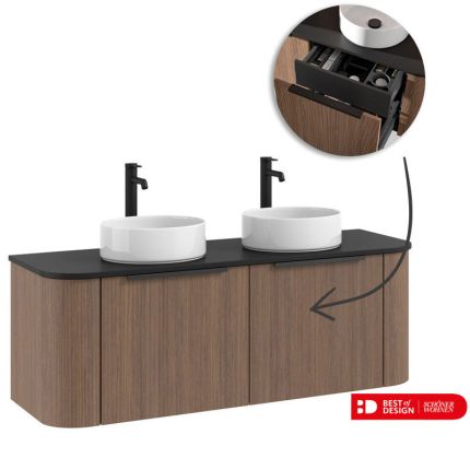 Pelipal Serie 7200 Waschtisch mit Unterschrank Set 137 cm