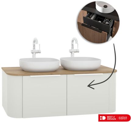 Pelipal Serie 7200 Waschtisch mit Unterschrank Set 137 cm