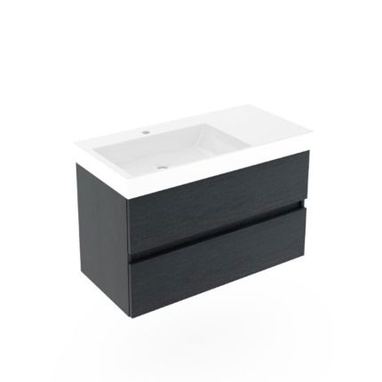 Puris Kera Plan Waschtisch mit Unterschrank - 92 cm