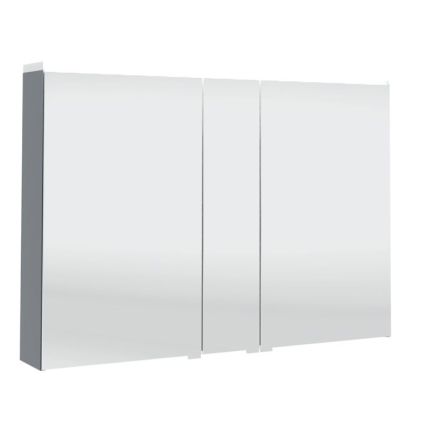 Puris Star Line Spiegelschrank 3 Doppelspiegeltüren und 1 LED Flächenleuchte