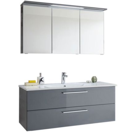 Puris Fresh Badmöbel Set 17, 120 cm, Spiegelschrank Serie B