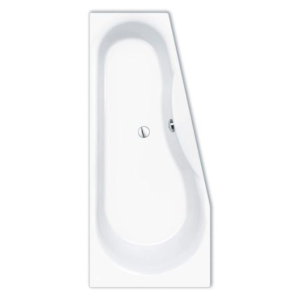 Repabad Tika Raumspar-Badewanne 160 rechts - Acryl, in Weiß