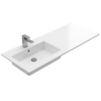 Treos Mineralgusswaschtisch 120 cm