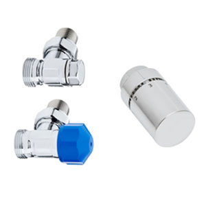 Montage-Set: Seitenanschluss Wand, Eckvariante