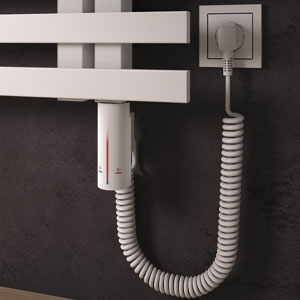 Heizstab: 6 - IP44, weiß, 900W