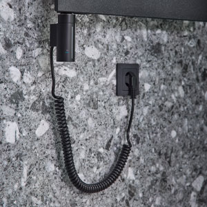 Heizstab: 6 - IP44, schwarz, 900W