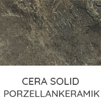 Abdeckplatte: Cera Solid Porzellankeramik - 30,6 cm - Stärke 12 mm