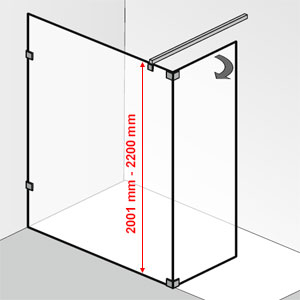 Höhe: 2001 mm bis 2200 mm