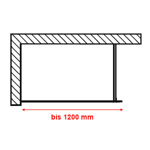 Breite: bis 1200 mm