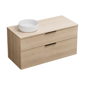 Aufsatz-Waschtisch: Position links