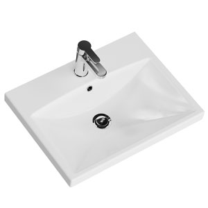 Waschtisch-Farbe: Weiß Matt