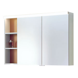 Ausführung Spiegelschrank: Regal links