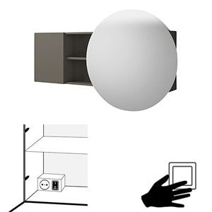 Schalter für Beleuchtung: Schalter und Raumschaltung