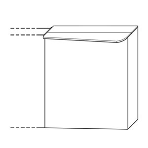 Ausführung Spiegelschrank: LED-Beleuchtung rechts