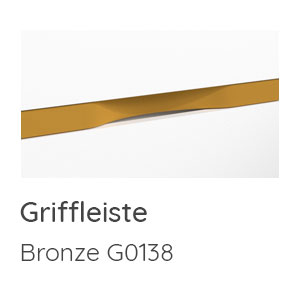 Griffvariante: Griffleiste Bronze