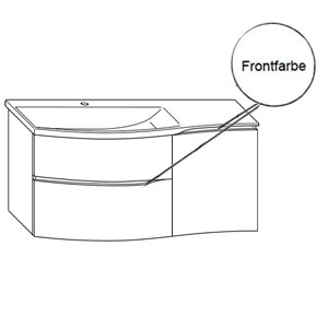 Griffvariante: Griffmulde in Frontfarbe