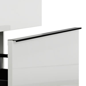 Griffvariante: Griffleiste Schwarz Matt