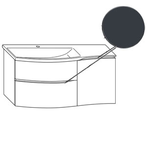 Griffvariante: Griffmulde in Anthrazit