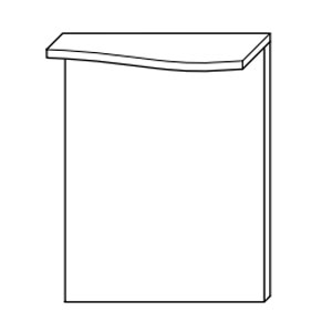 Ausführung Flächenspiegel: LED-Beleuchtung rechts