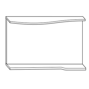 Ausführung Flächenspiegel: LED-Beleuchtung links