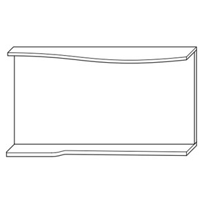 Ausführung Flächenspiegel: LED-Beleuchtung rechts