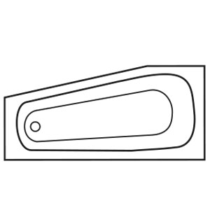 Ausführung Badewanne: Rechts
