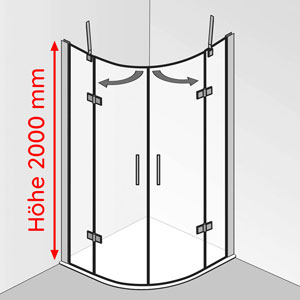 Höhe: 2000 mm