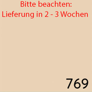 Farbe: Uni Crema-Beige LZ - Hochglanz