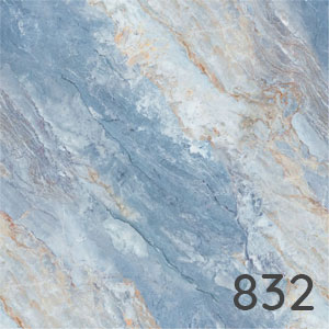 Farbe: Marmor Azzuro-Blau - Seidenmatt