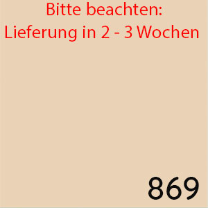 Farbe: Uni Crema-Beige LZ - Seidenmatt