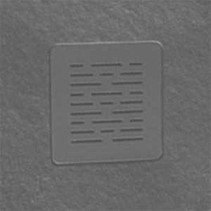 Farbe Ablaufsystem: Ablaufdeckel in der Farbe der Duschwanne