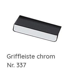 Griffvariante: Griffleiste chrom