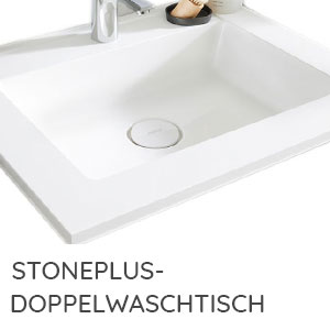 Waschtisch-Typ: STONEPLUS-Doppelwaschtisch