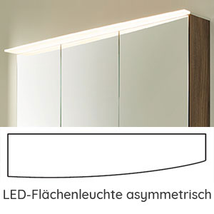 Flächenleuchte: Flächenleuchte asym. 10,6 Watt, 600 mm, schmale Seite rechts