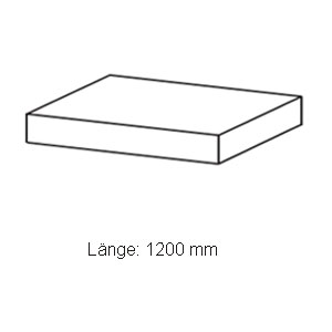 Längenmaß Waschtischplatte: 1200 mm