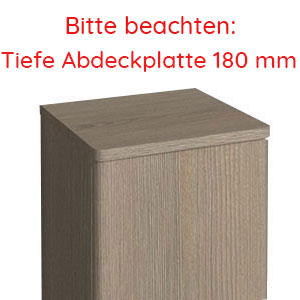 Abdeckplatte: Abdeckplatte 202 mm - Stärke 28 mm