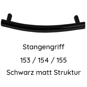 Griffvariante: Schwarz Matt Struktur