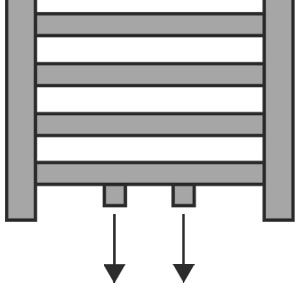 Anschlussvariante: Mittelanschluss