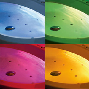 Indirekte Beleuchtung: Wish-Farblicht Therapie - 2 LED-Scheinwerfer