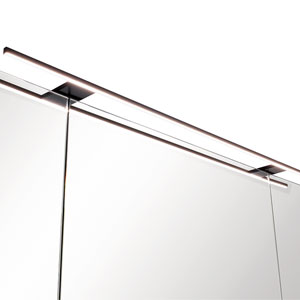 Aufsatzleuchte: LED, Schwarz, 2700 - 6500 K, Breite: 90 cm