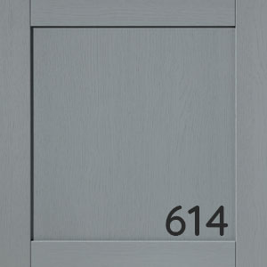 Ausführung Frontdekor: Frame Lacklaminat Holzstruktur Steinblau