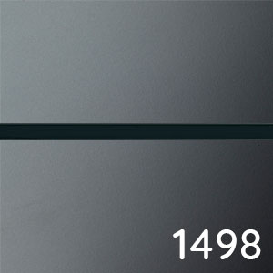 Frontfarbe: Stahlgrau Metallic - schwarze Einlage