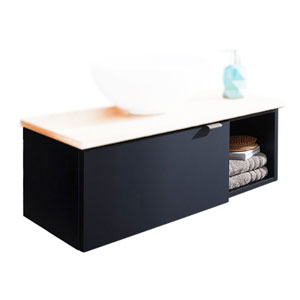 Ausführung Waschtischunterschrank: offenes Fach rechts