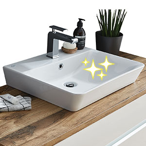 Beschichtung Waschtisch: Connect Air, Weiß Nr. 1 mit IdealPlus Beschichtung