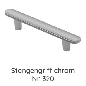 Griffvariante: Stangengriff chrom