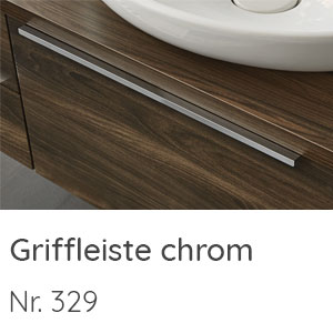 Griffvariante: Griffleiste chrom