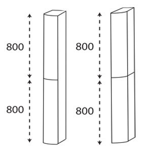 Anbauelement: Anbauelement links und rechts
