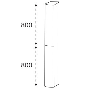 Anbauelement: Anbauelement links