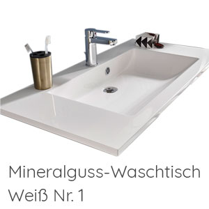 Waschtisch-Typ: Mineralguss 70,6 cm Breite