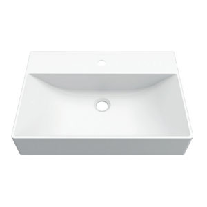 Waschtisch-Typ: PURO 60, Duratek, inkl. Clou Ab- und Überlauf in Chrom